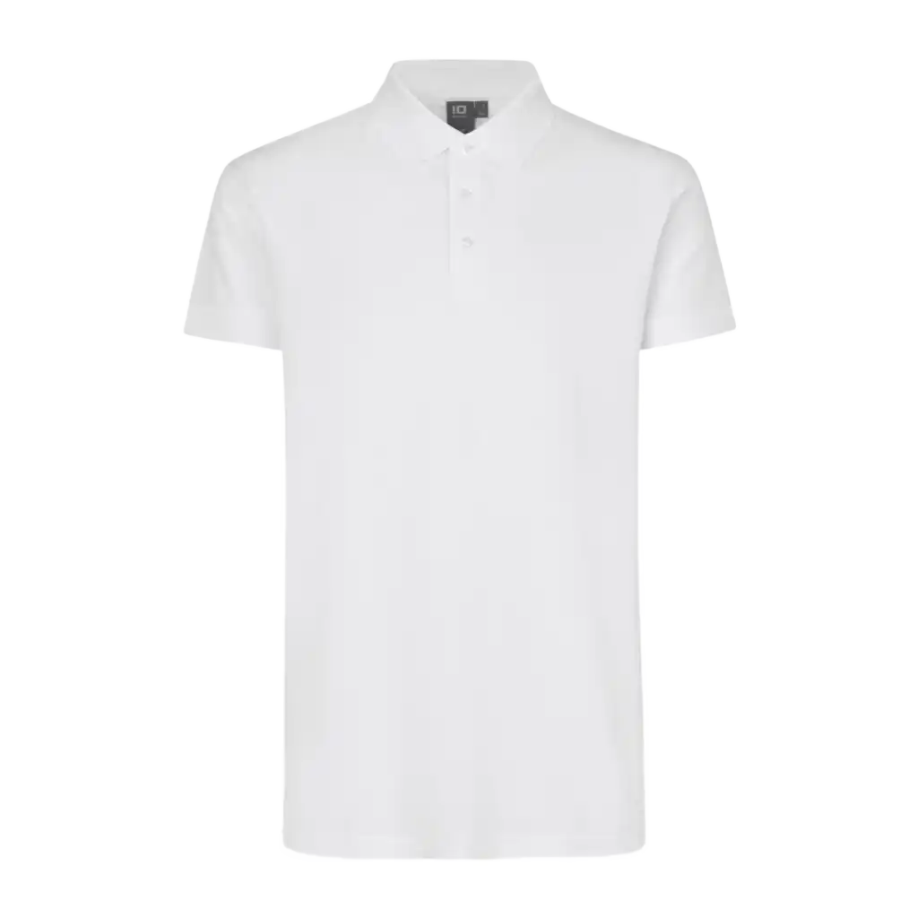 Polo paita Stretch ID 0525-White-ZigiZagi