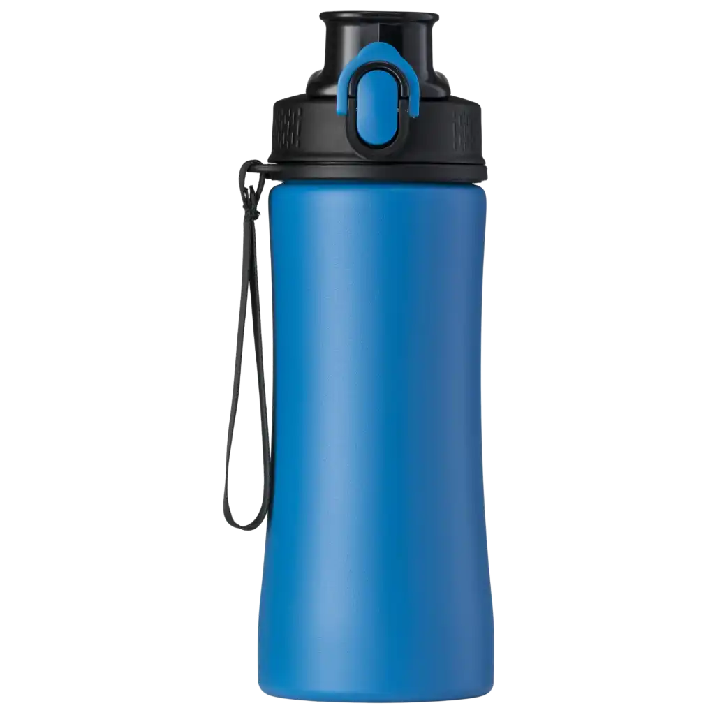 Sininen PRIMO-teräspullo (550 ml) – luotettava kumppani arkeen ja vapaa-aikaan