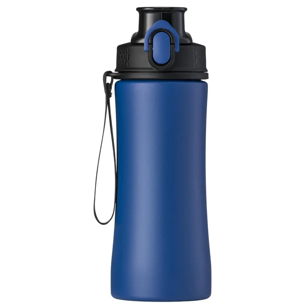 Vaaleansininen PRIMO-teräspullo (550 ml) one-click-korkilla – raikas kesälahja