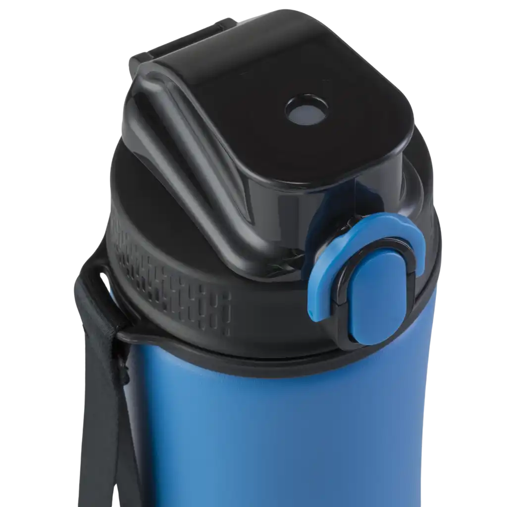 Primo juomapullo ruostumatonteräs. Lähikuva laadukkaasta nokasta