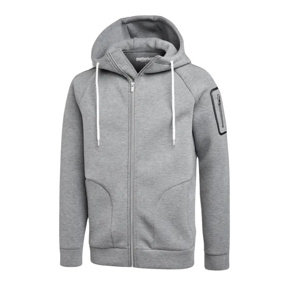 Printti_Huppari_Paccard-Grey_melange-_ZigiZagi