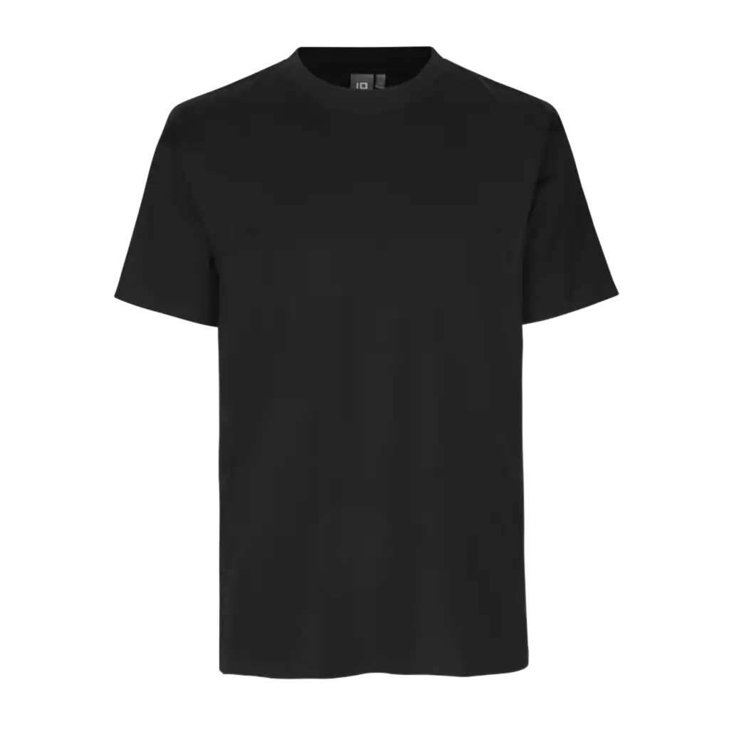 PRO Wear T-shirt 0310 Musta – PRO Wear by ID® miesten T-paita 80 °C pesuun ja rumpukuivaukseen, logolla painettu