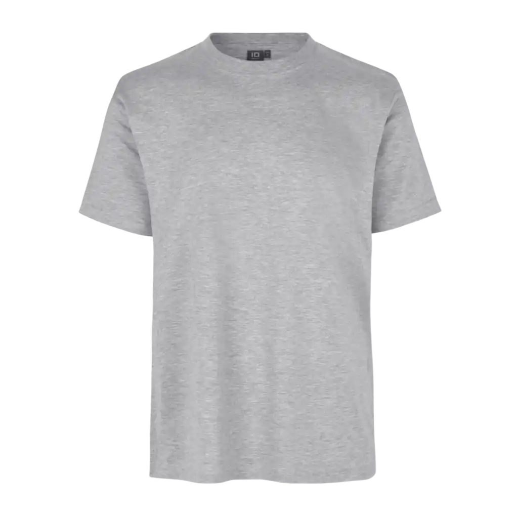 PRO Wear T-shirt 0310 Grey Melange – ISO 15797 -sertifioitu teollisuuspesun kestävä T-paita, OEKO-TEX® hyväksytty