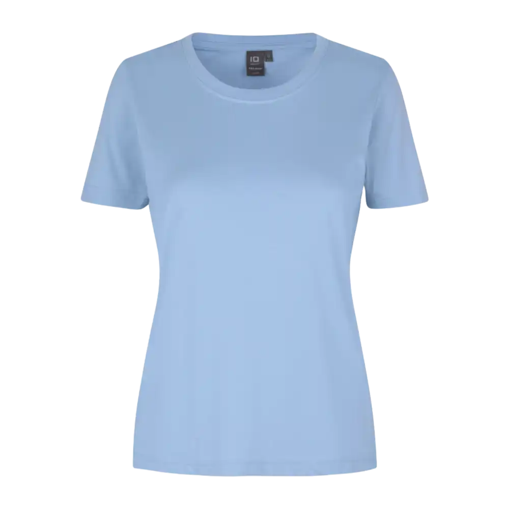 PRO Wear T-shirt 0317 Light Blue – PRO Wear by ID® naisten T-paita, ISO 15797 testattu ja 80 °C pesuun soveltuva