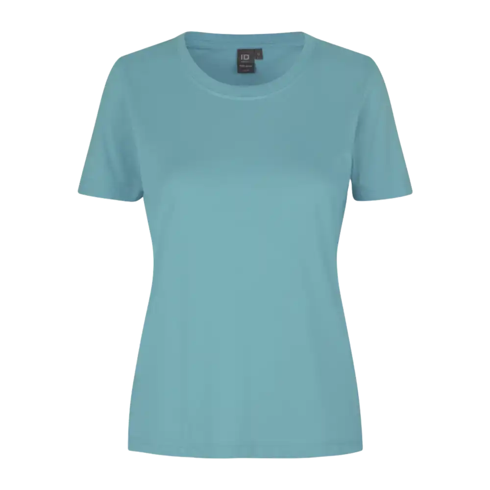 PRO Wear T-shirt 0317 Dusty Aqua – hengittävä ja joustava naisten työpaita omalla logolla, Water Transfer -painatus