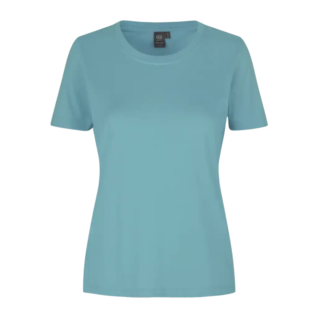 PRO Wear T-shirt 0317 Dusty Aqua – hengittävä ja joustava naisten työpaita omalla logolla, Water Transfer -painatus