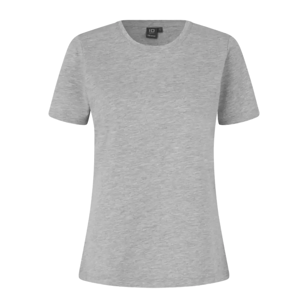 PRO Wear T-shirt 0317 Grey Melange – ISO 15797 -hyväksytty naisten T-paita, vastuullinen ja kestävä logopainatukseen