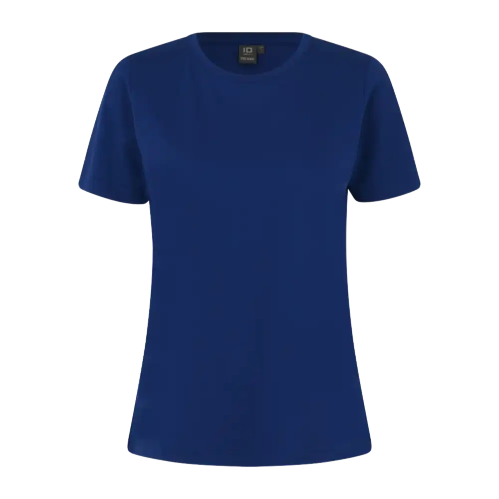 PRO Wear T-shirt 0317 Royal Blue – PRO Wear by ID® naisten T-paita, OEKO-TEX®-sertifioitu ja teollisuuspesun kestävä logopaita