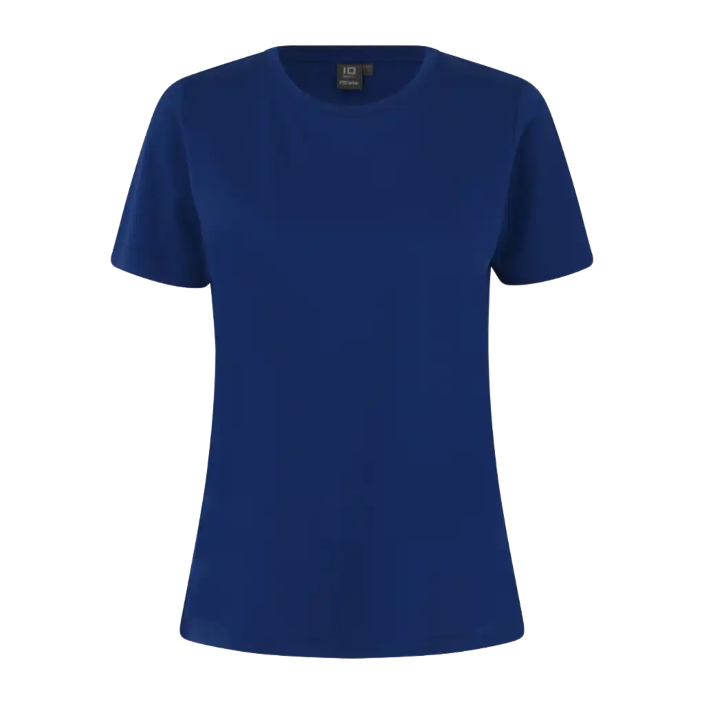 PRO Wear T-shirt 0317 Royal Blue – PRO Wear by ID® naisten T-paita, OEKO-TEX®-sertifioitu ja teollisuuspesun kestävä logopaita