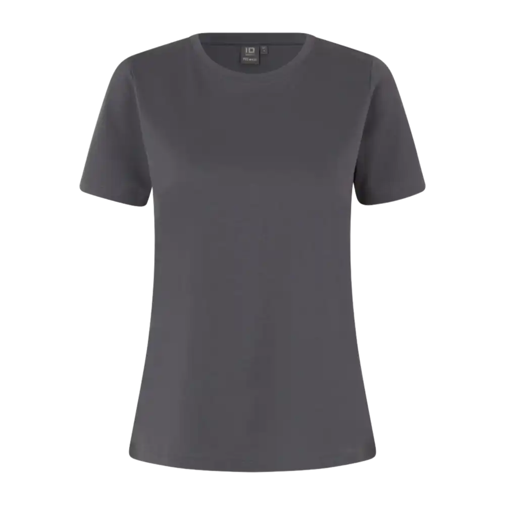 PRO Wear T-shirt 0317 Silver Grey – HACCP-hyväksytty työvaate naisille, teollisuuspesun ja logopainatuksen kestävä