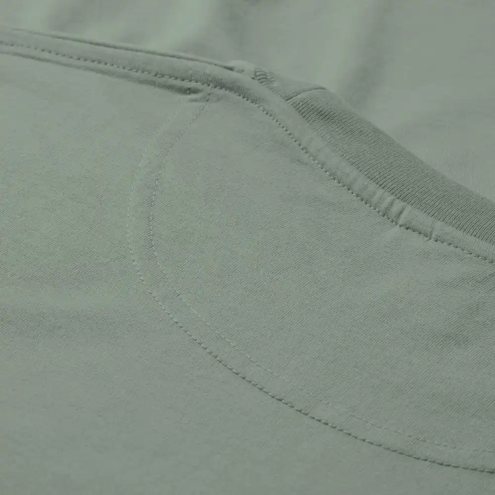 PRO Wear T-shirt 0310 Dusty Green – teollisuuspesun kestävä työ-T-paita omalla logolla kestävillä saumoilla