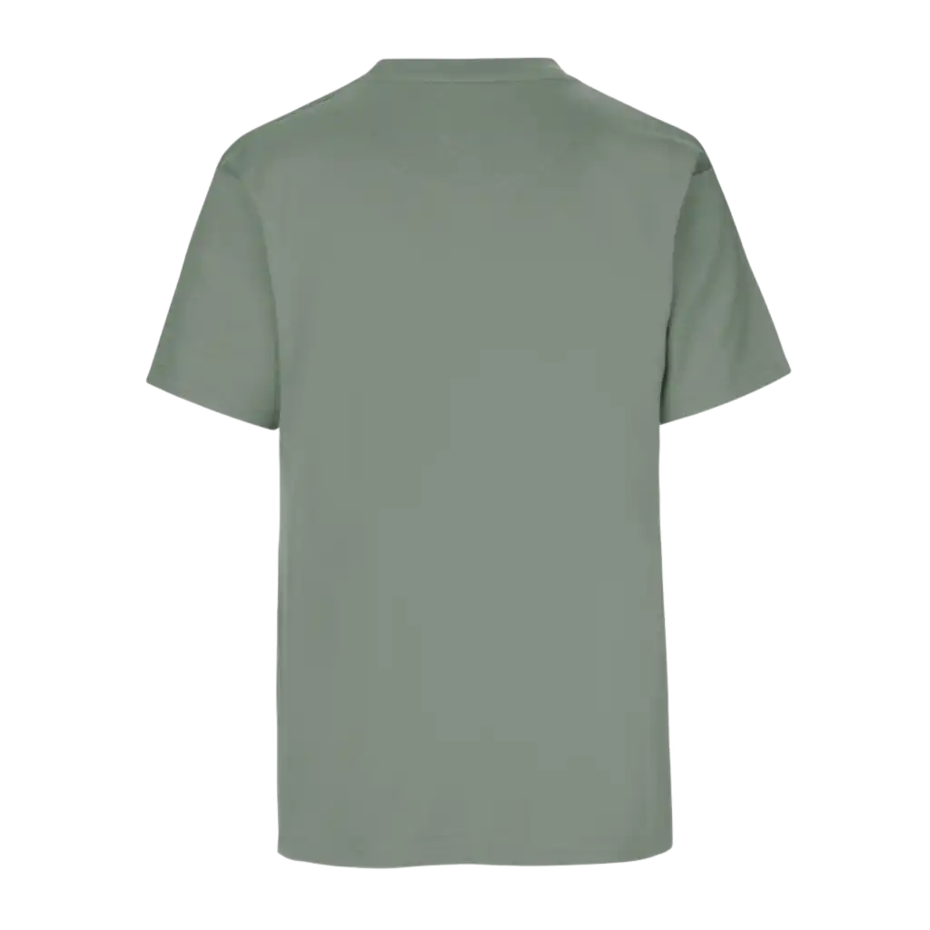 PRO Wear T-shirt 0310 Dusty Green – teollisuuspesun kestävä työ-T-paita omalla logolla takaa