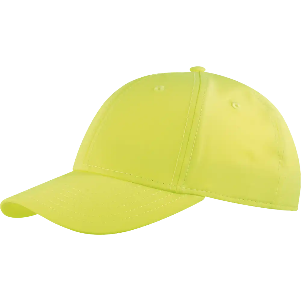 Keltainen Quick Dry lippis omalla logolla.