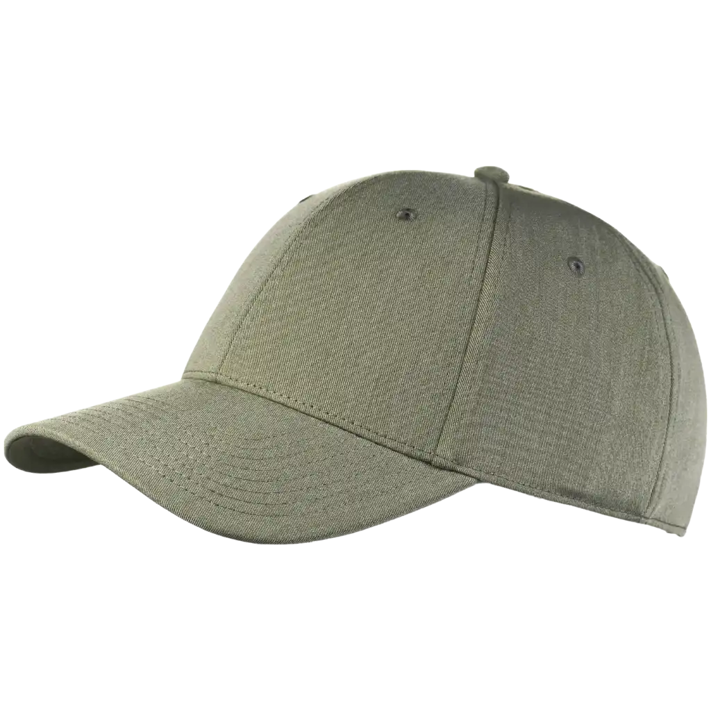 Rayon 4350 lippis omalla logolla, väri Oliivi