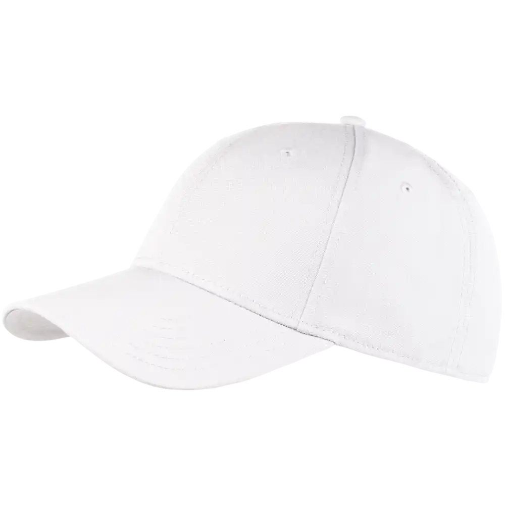 Valkoinen Recycled Canvas lippis omalla logolla.