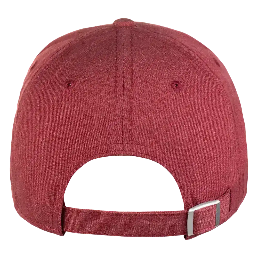 LÀhikuva Cofee Caps Performance -sarjan Recycled Canvas -lippiksen joustavasta materiaalista ja metallisolkisÀÀdöstÀ.