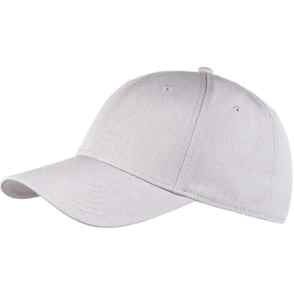 Recycled Canvas joustava lippis omalla logolla, väri vaaleanharmaa.