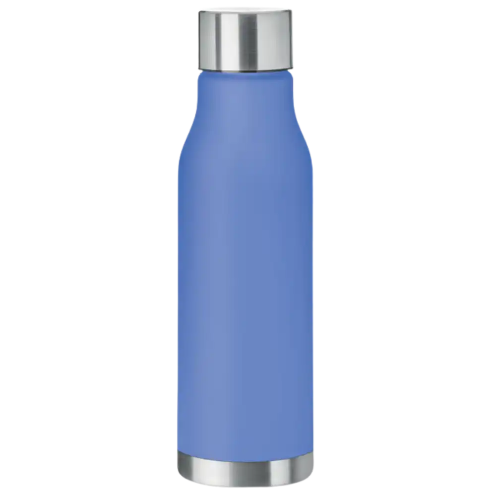 RPET 600 ml juomapullo kumisella pinnalla alk. 3.95⏠- Transparent royal blue - ULKOILU JA VAPAA-AIKA