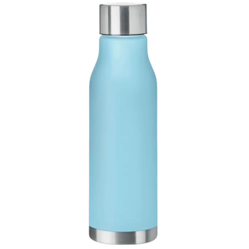 RPET 600 ml juomapullo kumisella pinnalla alk. 3.95€ - Transparent light blue - ULKOILU JA VAPAA-AIKA