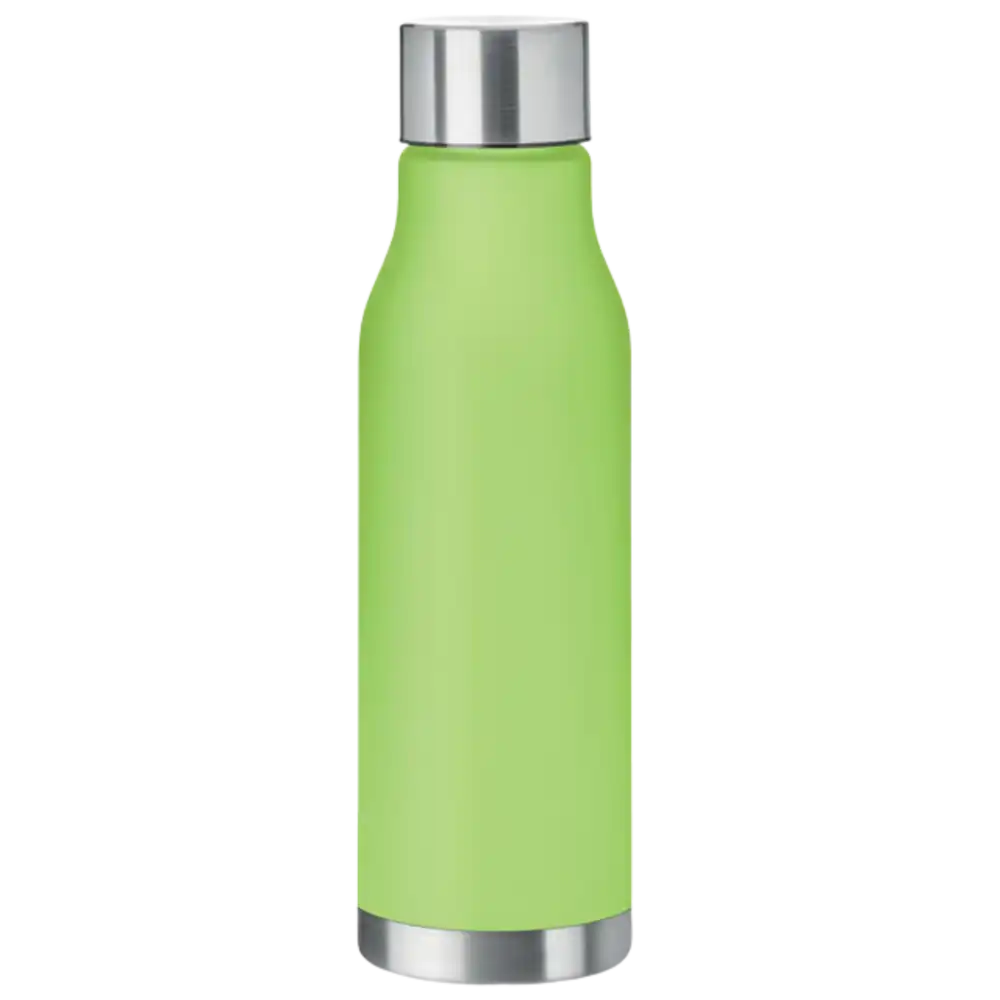 RPET 600 ml juomapullo kumisella pinnalla alk. 3.95€ - Transparent lime - ULKOILU JA VAPAA-AIKA