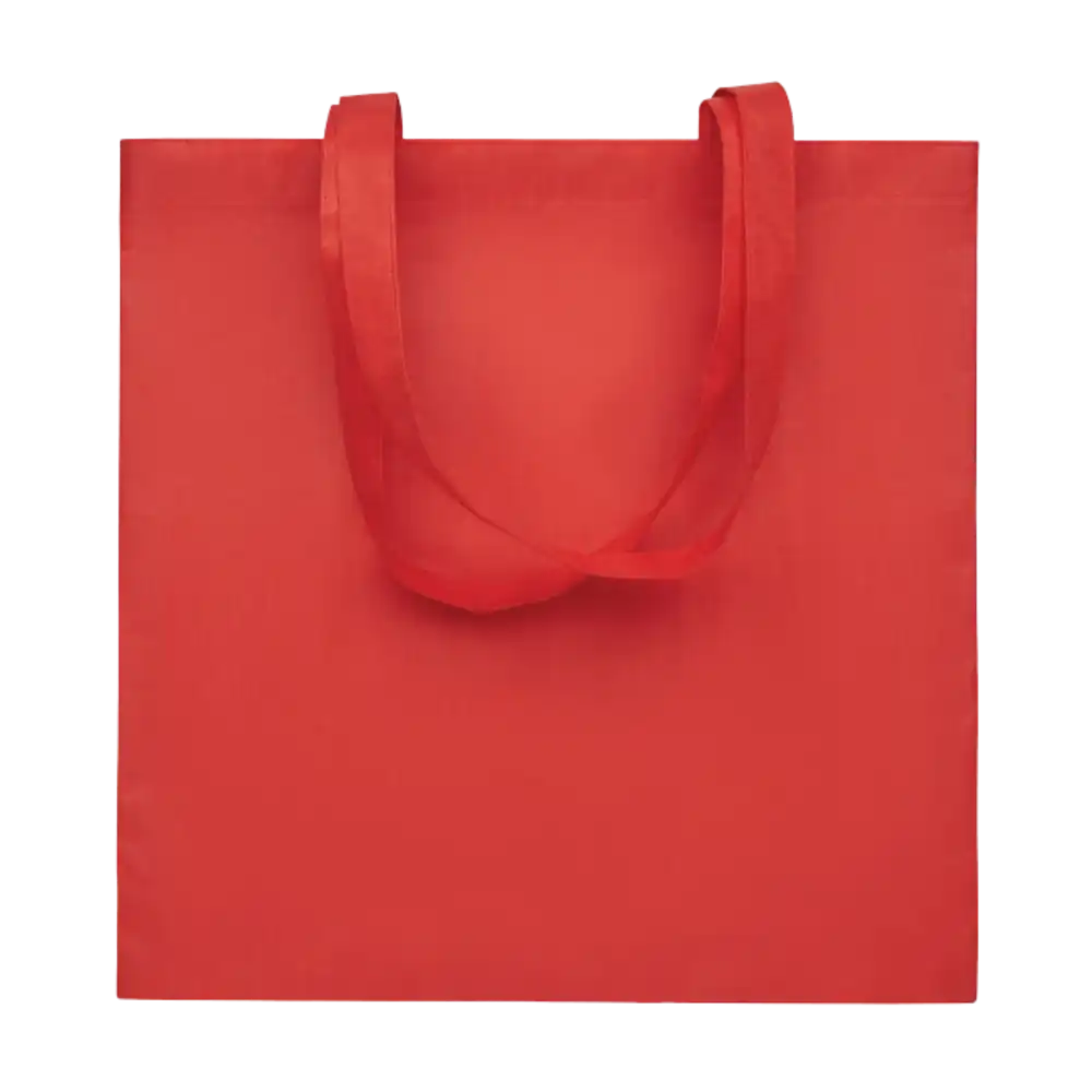 RPET-kuitukankaasta 80 gr/m² ostos- ja rantakassi alk. 1.05€ - Red - Messut