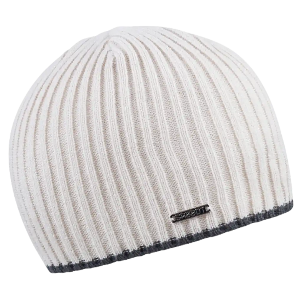 Sabbot Marek SA1080 – miesten peruspipo, luonnonvalkoinen, metallinen Sabbot-logo edessä