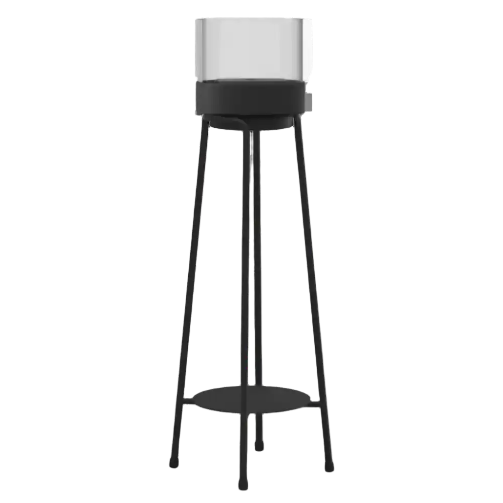 SACKit Bio Lamp Ø14 asetettuna SACKit Patio -lisävarustejalustalle