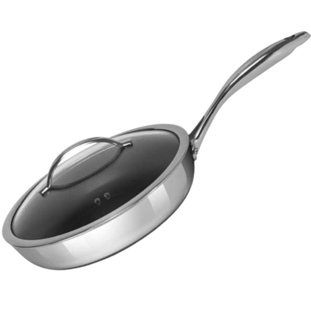 Scanpan HaptIQ induktiopaistinpannu 28cm lasikannella liikelahjaksi