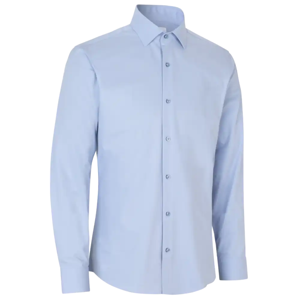 SEVEN SEAS Hybrid kauluspaita slim-Light blue-ZigiZagi