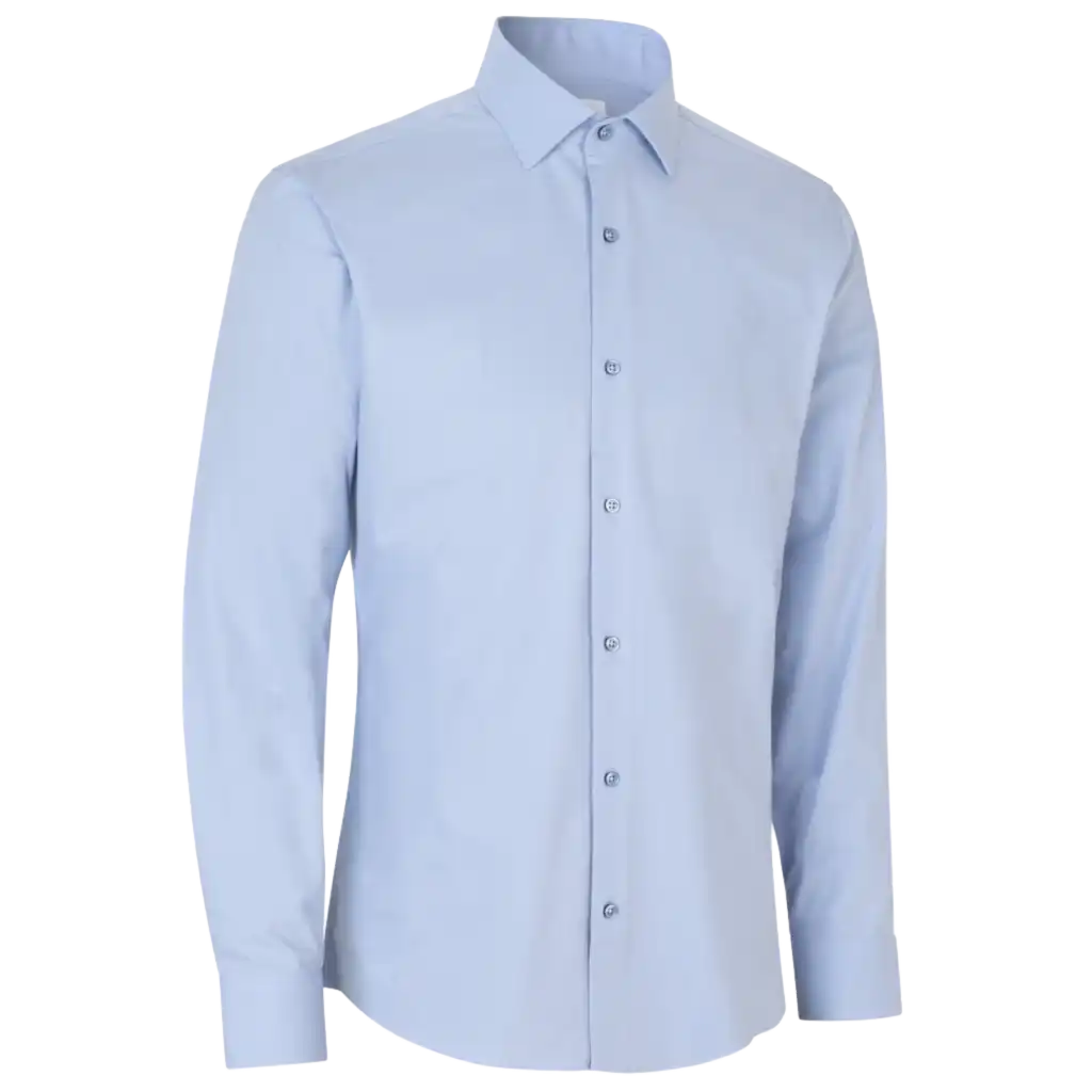 SEVEN SEAS Hybrid kauluspaita slim-Light blue-ZigiZagi