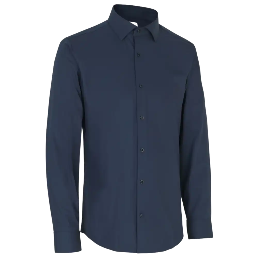 SEVEN SEAS Hybrid kauluspaita slim-Navy-ZigiZagi