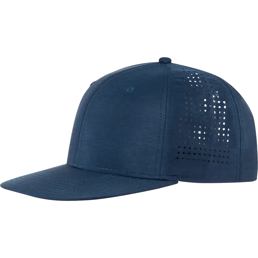 Perforoitu snapback omalla logolla, väri Dark petrol