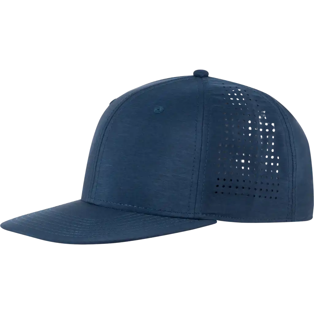 Perforoitu snapback omalla logolla, väri Dark petrol
