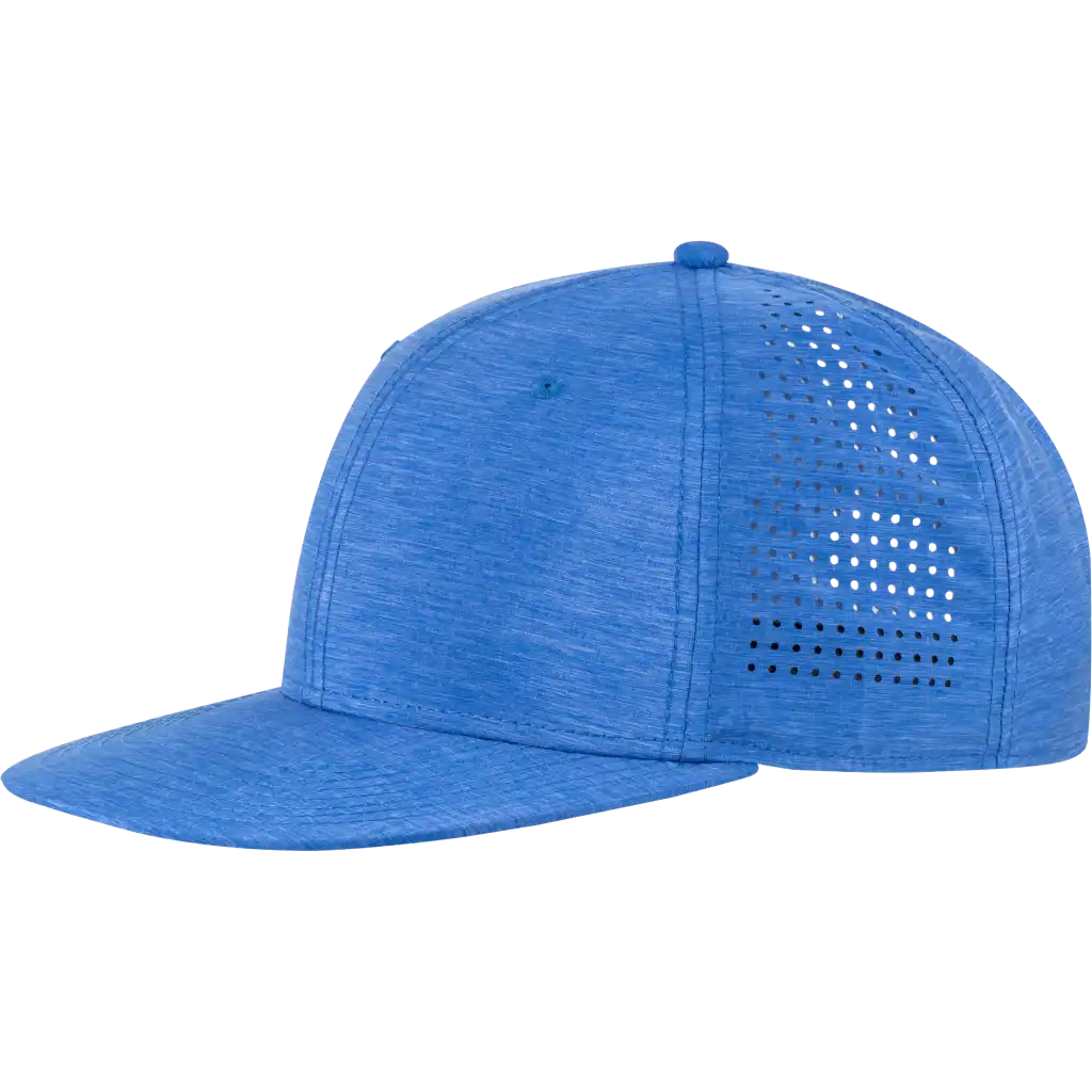 Perforoitu snapback omalla logolla, väri Royal sininen