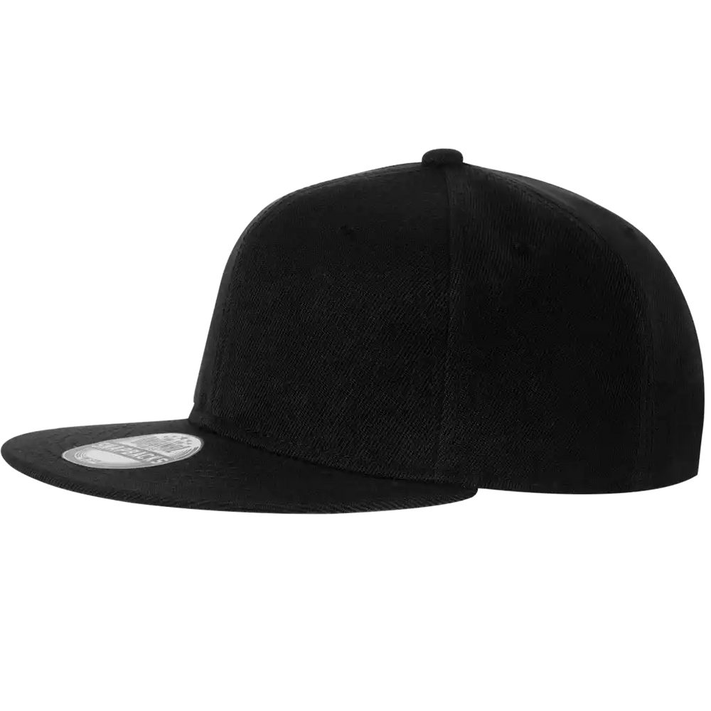 SNAP SOLID snapback omalla logolla, väri Musta.