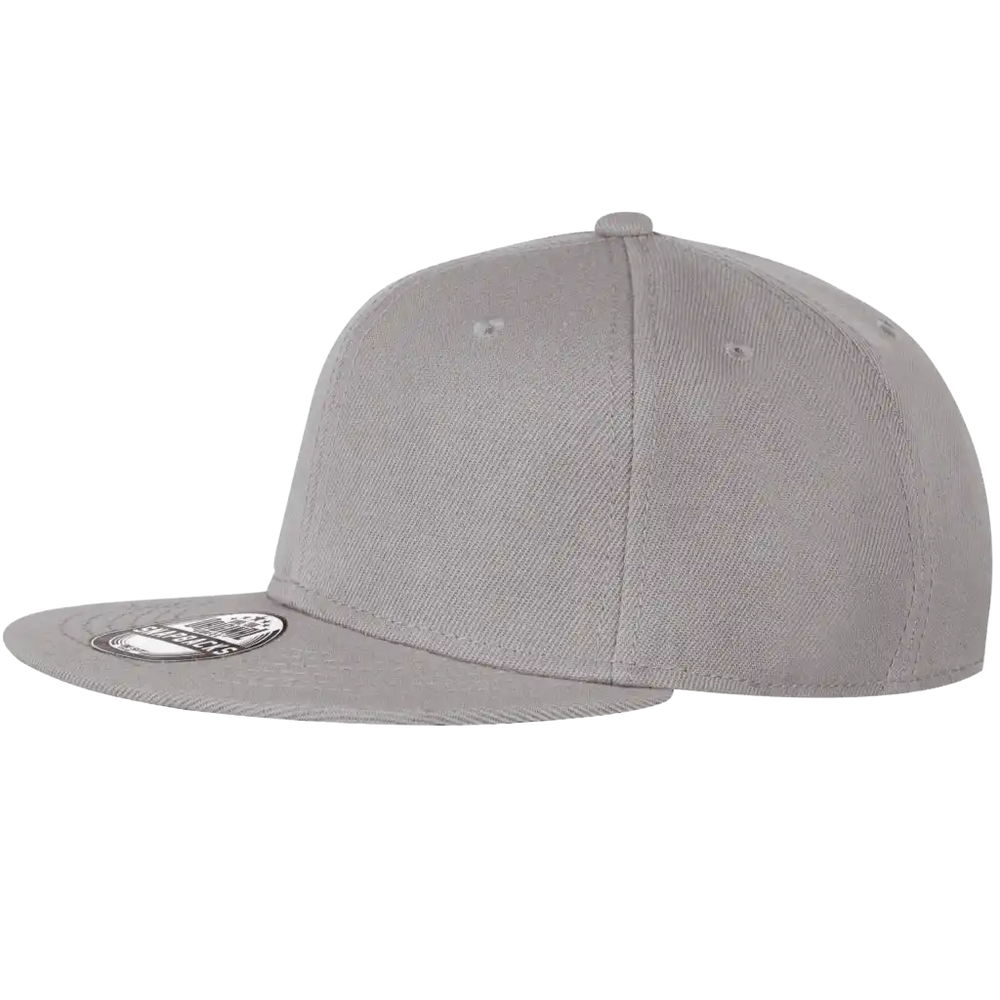 SNAP SOLID snapback omalla logolla, väri Harmaa