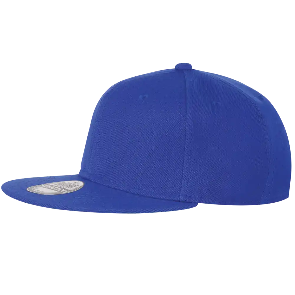SNAP SOLID snapback omalla logolla, väri Royal sininen