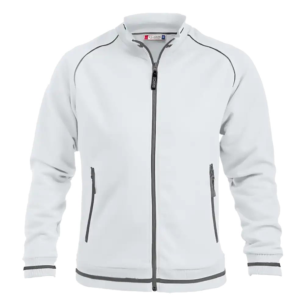 Takki omalla logolla - CLIQUE - GRAIG SPORTTINEN VERKKATAKKI Valkoinen - ZigiZagi