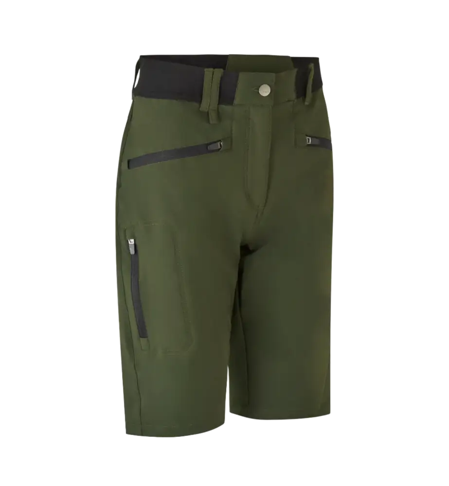 CORE STRETCH SHORTSIT ID 0913 WOMEN-Olive-ZigiZagi