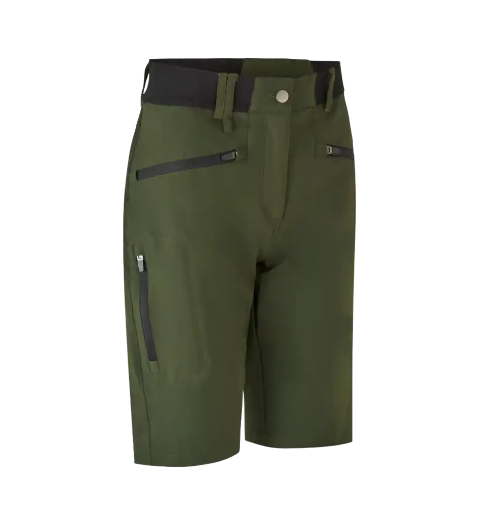 CORE STRETCH SHORTSIT ID 0913 WOMEN-Olive-ZigiZagi