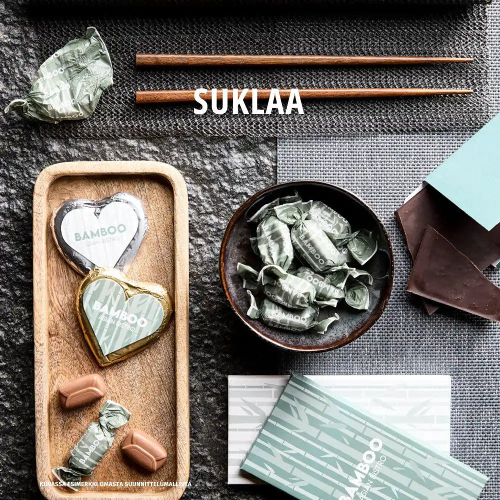 Suklaa sydÀn omalla logolla-ZigiZagi