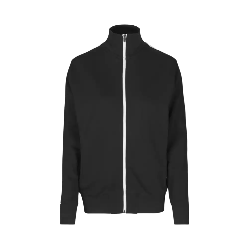 Musta naisten collegetakki omalla logolla â edestĂ€