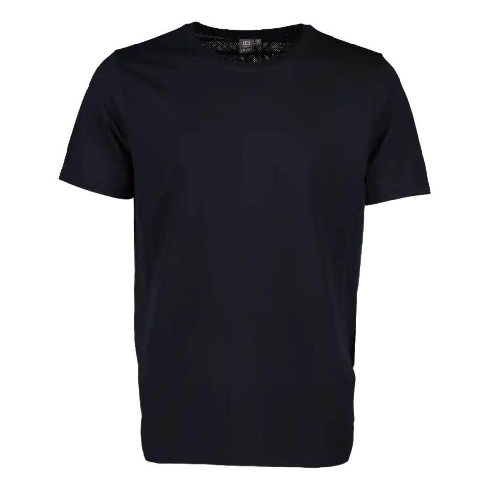 IDÂŽ T-shirt Lyocell 0528 Navy â vastuullinen TENCELâ˘-T-paita miehille omalla logolla, hengittävä ja nopeasti kuivuva tyĂśpaita