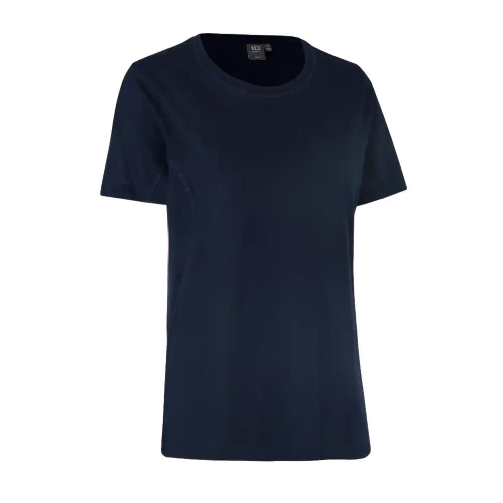Navy ID® T-shirt Lyocell 0529 – klassinen naisten Lyocell T-paita omalla logolla - sivukulmasta