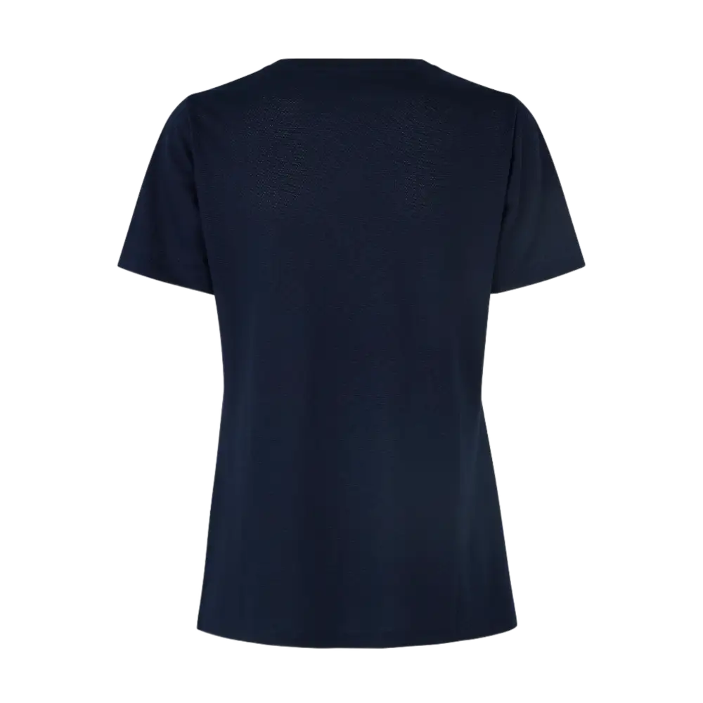 Navy ID® T-shirt Lyocell 0529 – klassinen naisten Lyocell T-paita omalla logolla takaa