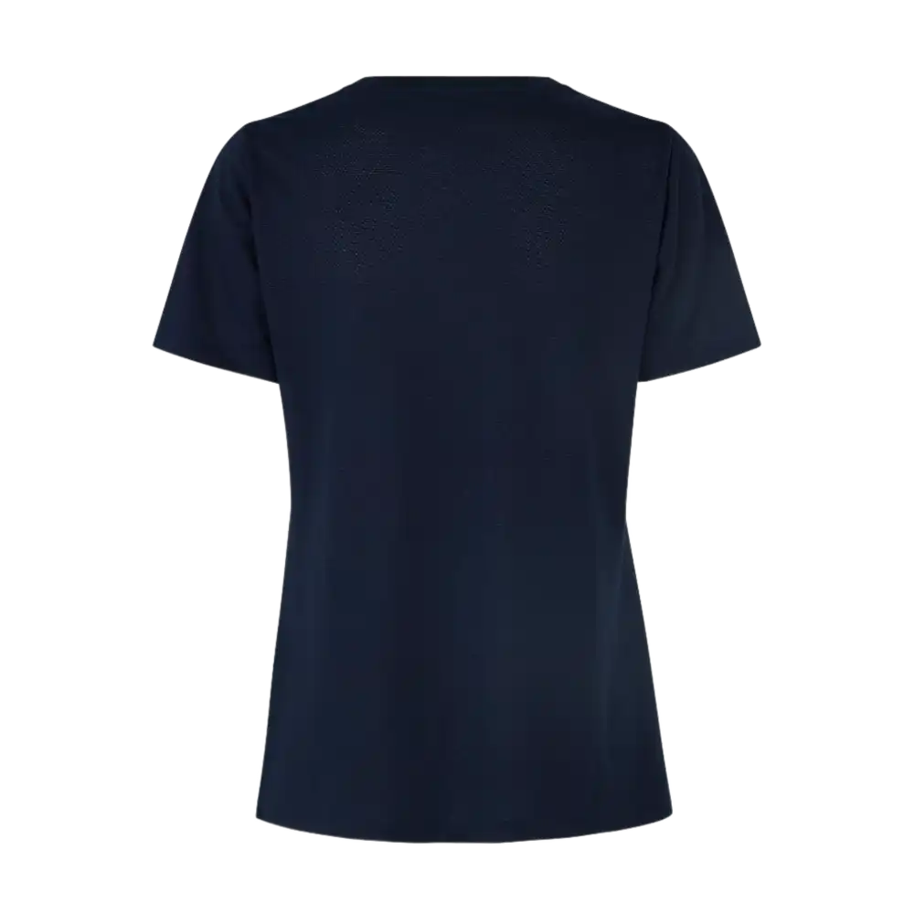 Navy ID® T-shirt Lyocell 0529 – klassinen naisten Lyocell T-paita omalla logolla takaa