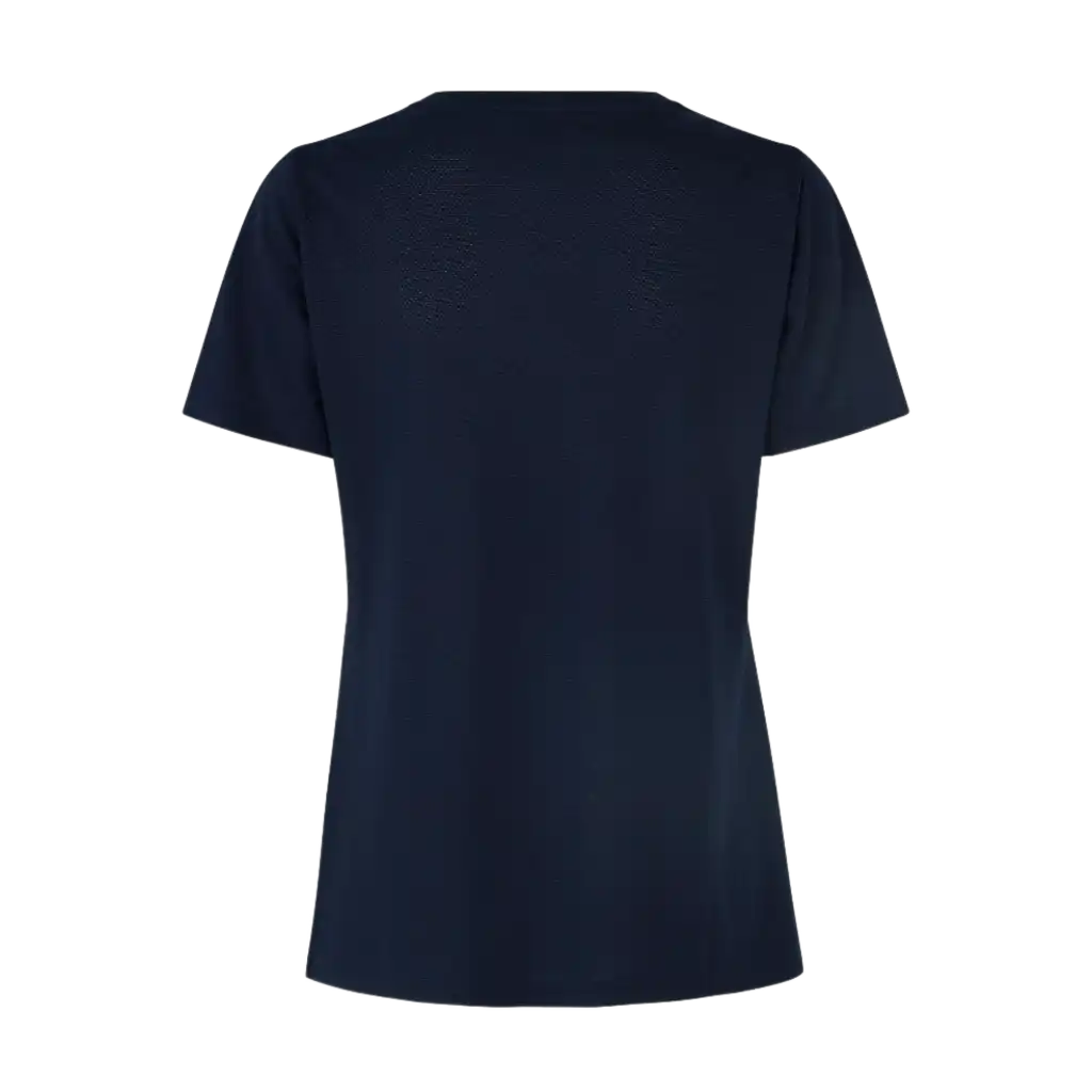 Navy ID® T-shirt Lyocell 0529 – klassinen naisten Lyocell T-paita omalla logolla takaa