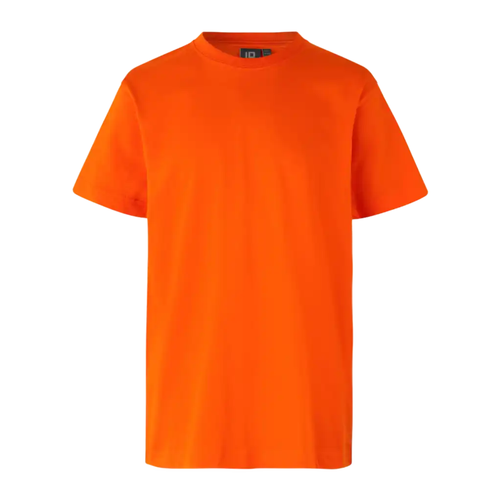 Oranssi lasten T-TIME® T-paita ID® 40510 – lasten t-paita logo painatuksella