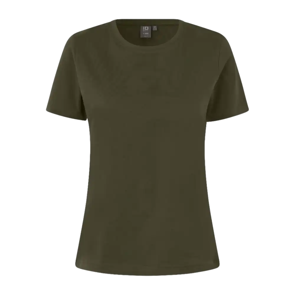 IDĀ® T-TIMEĀ® 0511 naisten T-paita oliivi ā brƤndƤtty T-paita yritykselle logolla