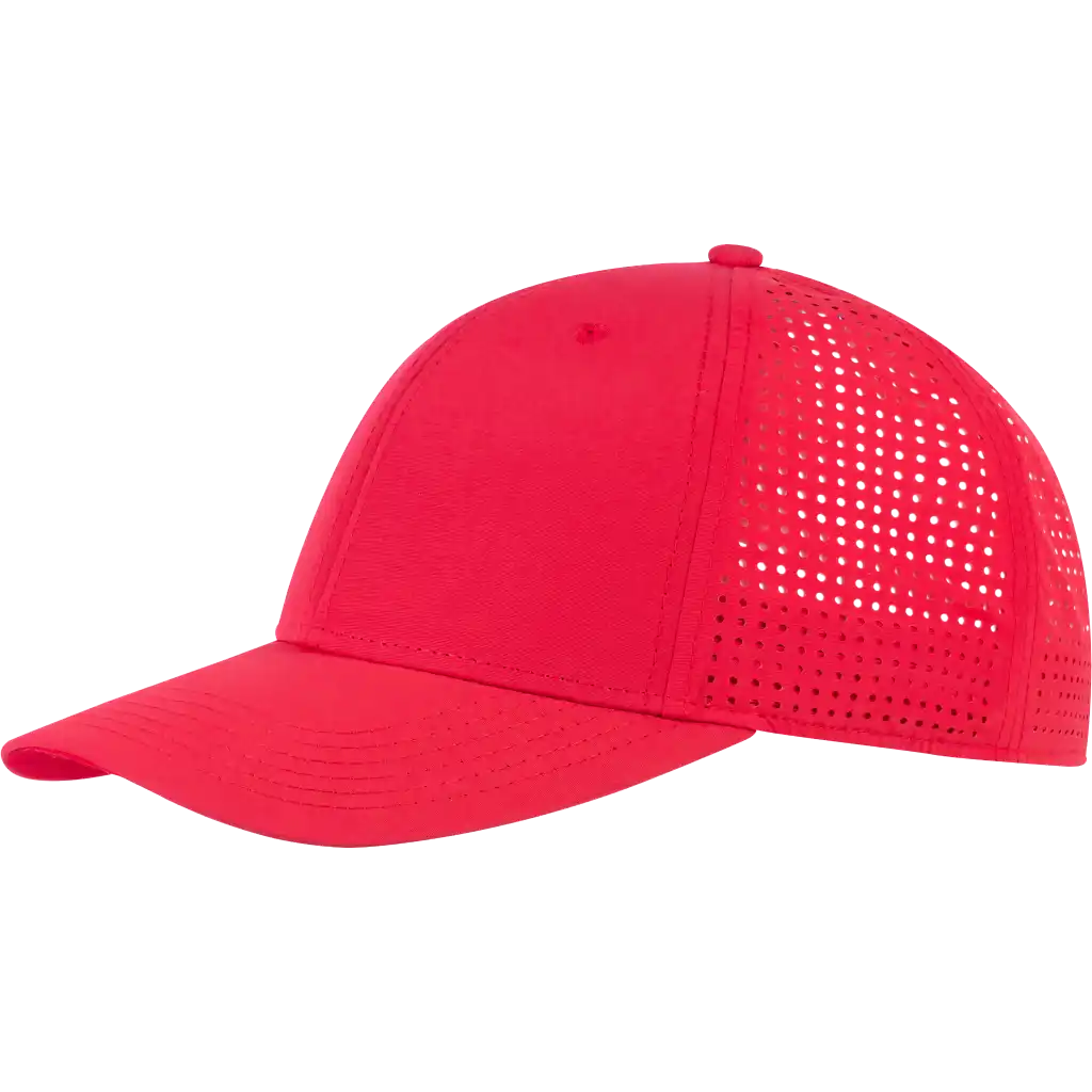 Taslon lippis omalla logolla, väri Punainen